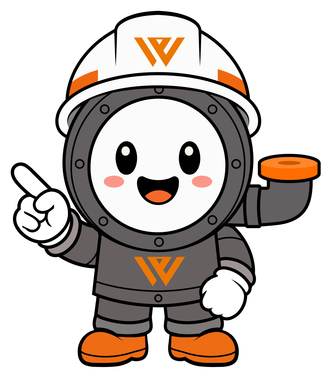 손가락으로 가리키는 우지