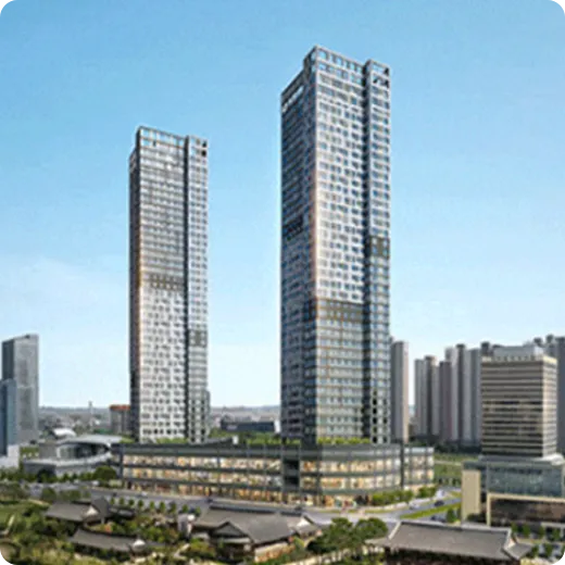 송도 E5블럭 주상복합신축공사